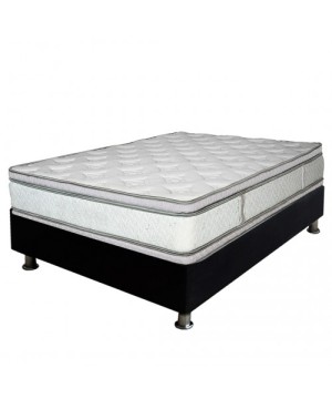 base cama milan negro doble - Colchones Spring